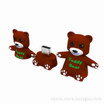 Animal-shaped USB Sticks, 5-year Warranty, Hot Plug-and-play Function, 1 to 256GB Capacity